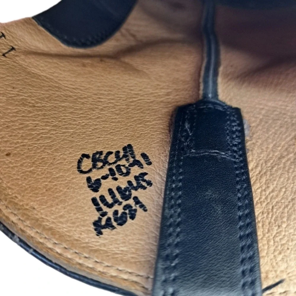 ARIAT Men's‎ Leather Upper Black Boots Size 11D